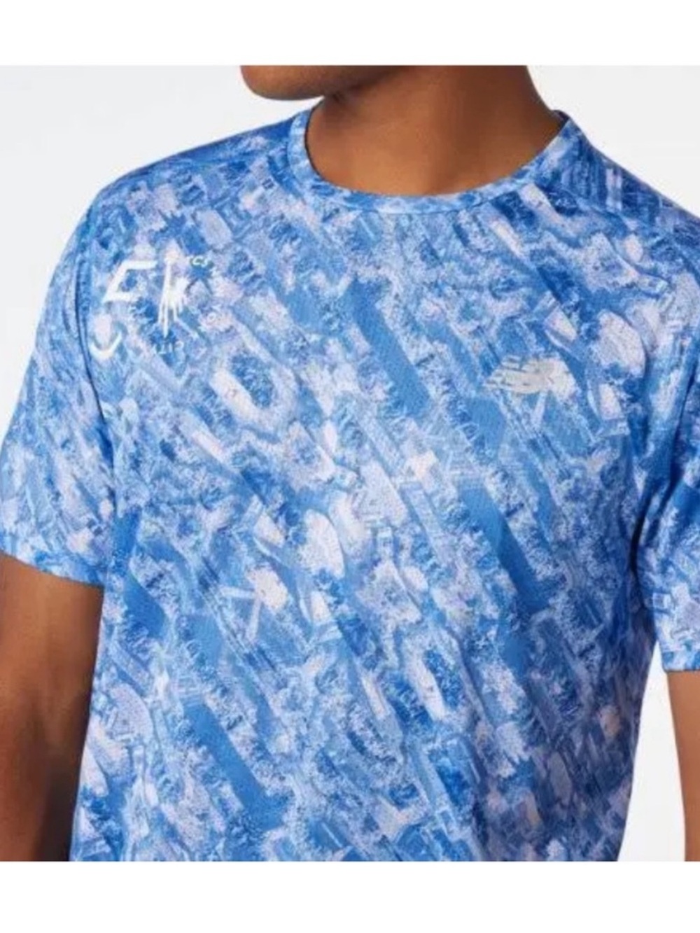 NEW New Balance Men’s NYC Marathon Printed Impact Running Short Sleeve Tee